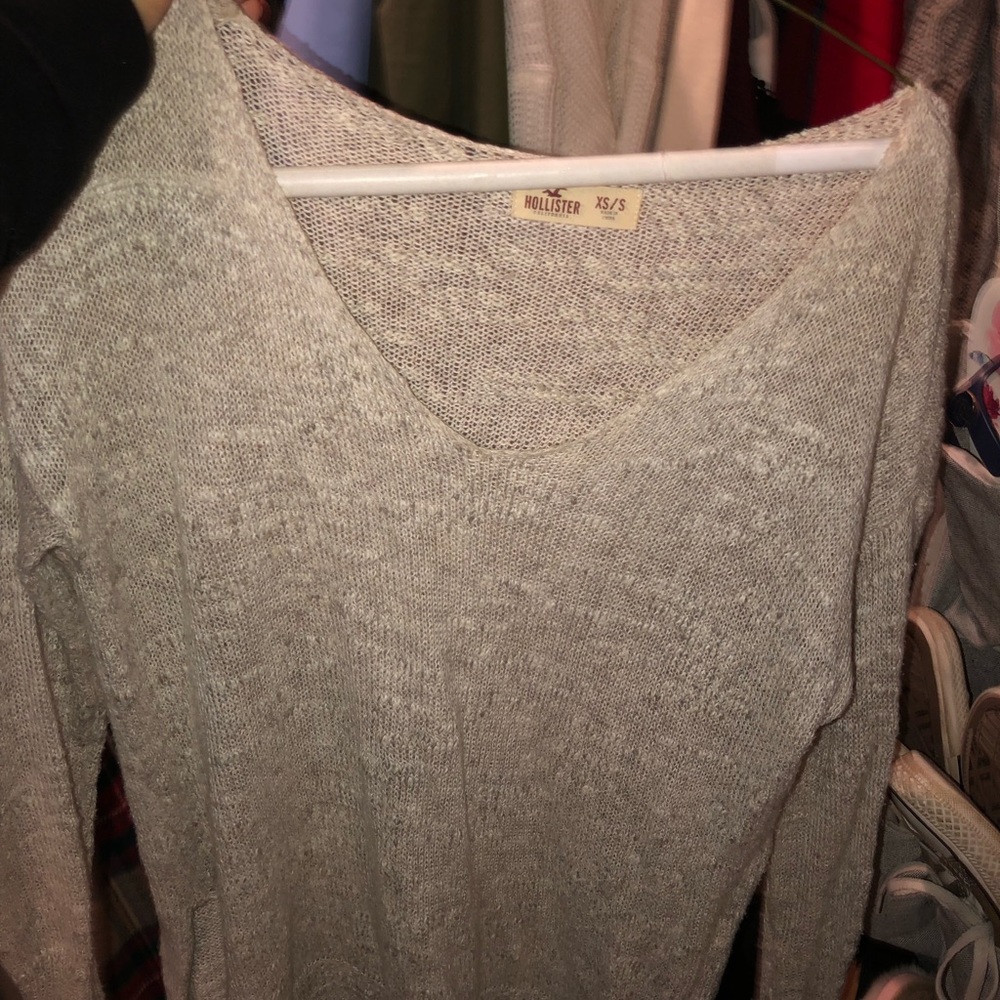 cute cream hollister sweater